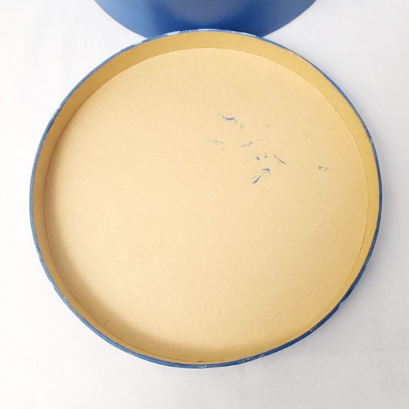 Vintage Hand Painted Panda Bear Round Cardboard Box - Picture 6 of 7